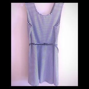 Black/white striped dress, size XL